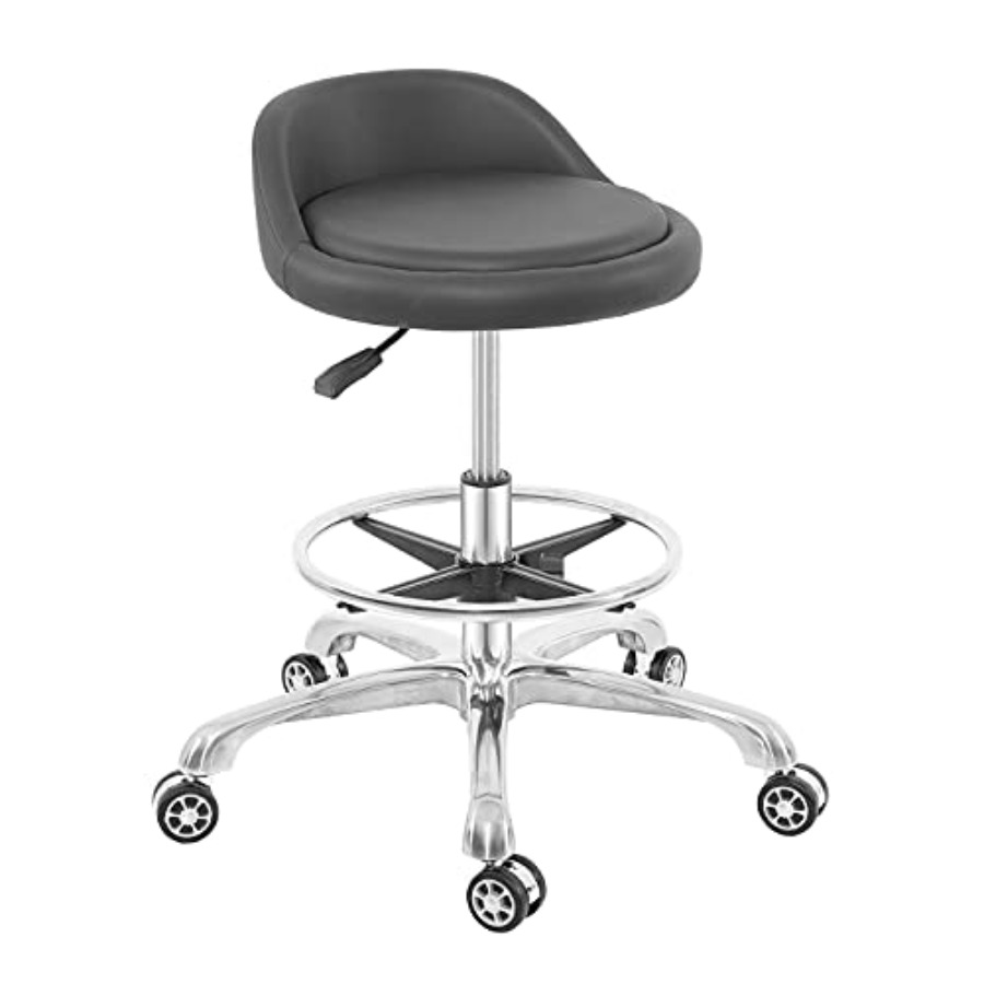 Home & Hotel Textiles Private Limited - Rolling Stool Adjustable Drafting Chair Heavy