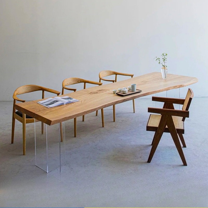 Nordic Solid Wood Acrylic Floa - Home & Hotel Textiles Private Limited recensione e prezzo