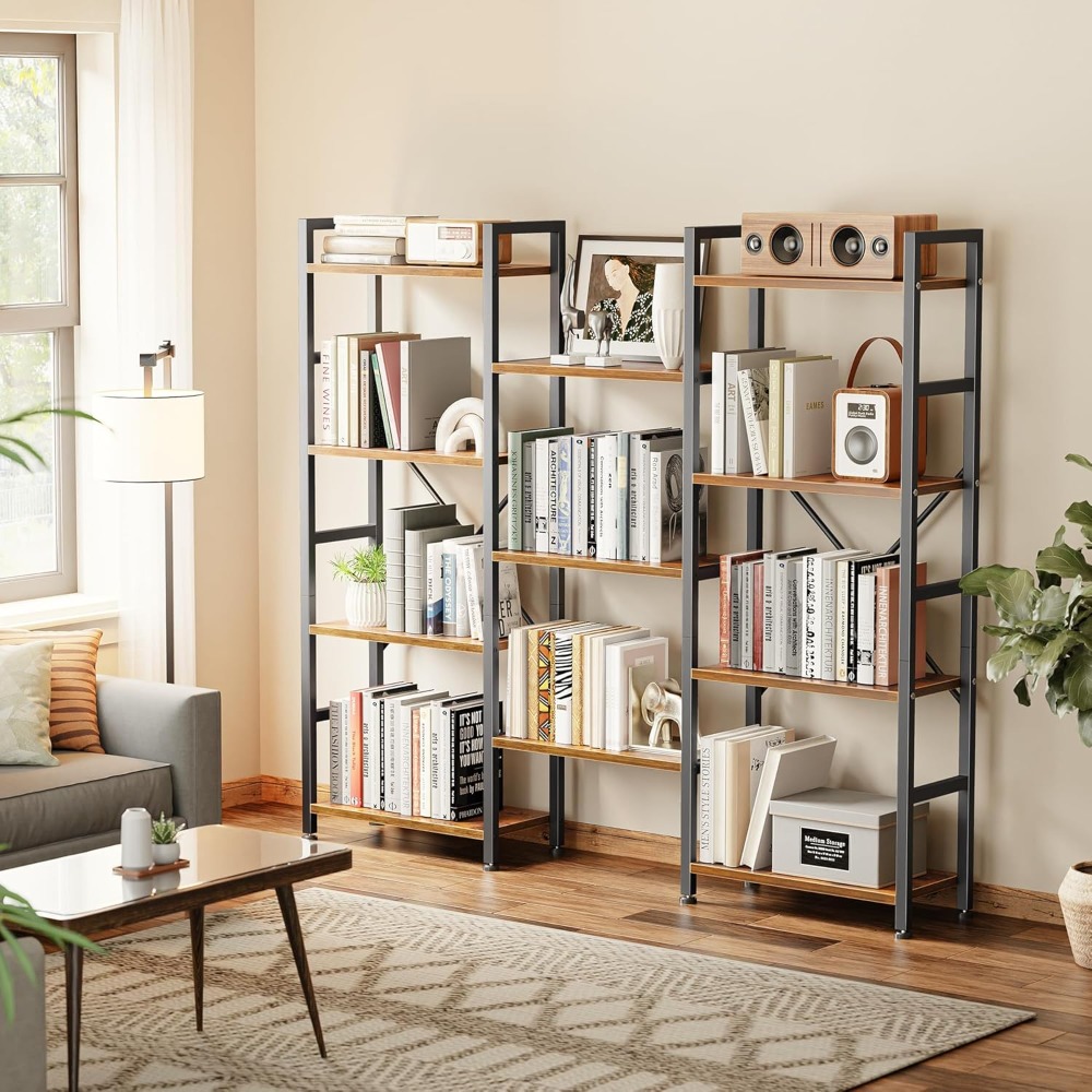 Triple Bookshelf with 11 Open  - Home & Hotel Textiles Private Limited recensione e prezzo