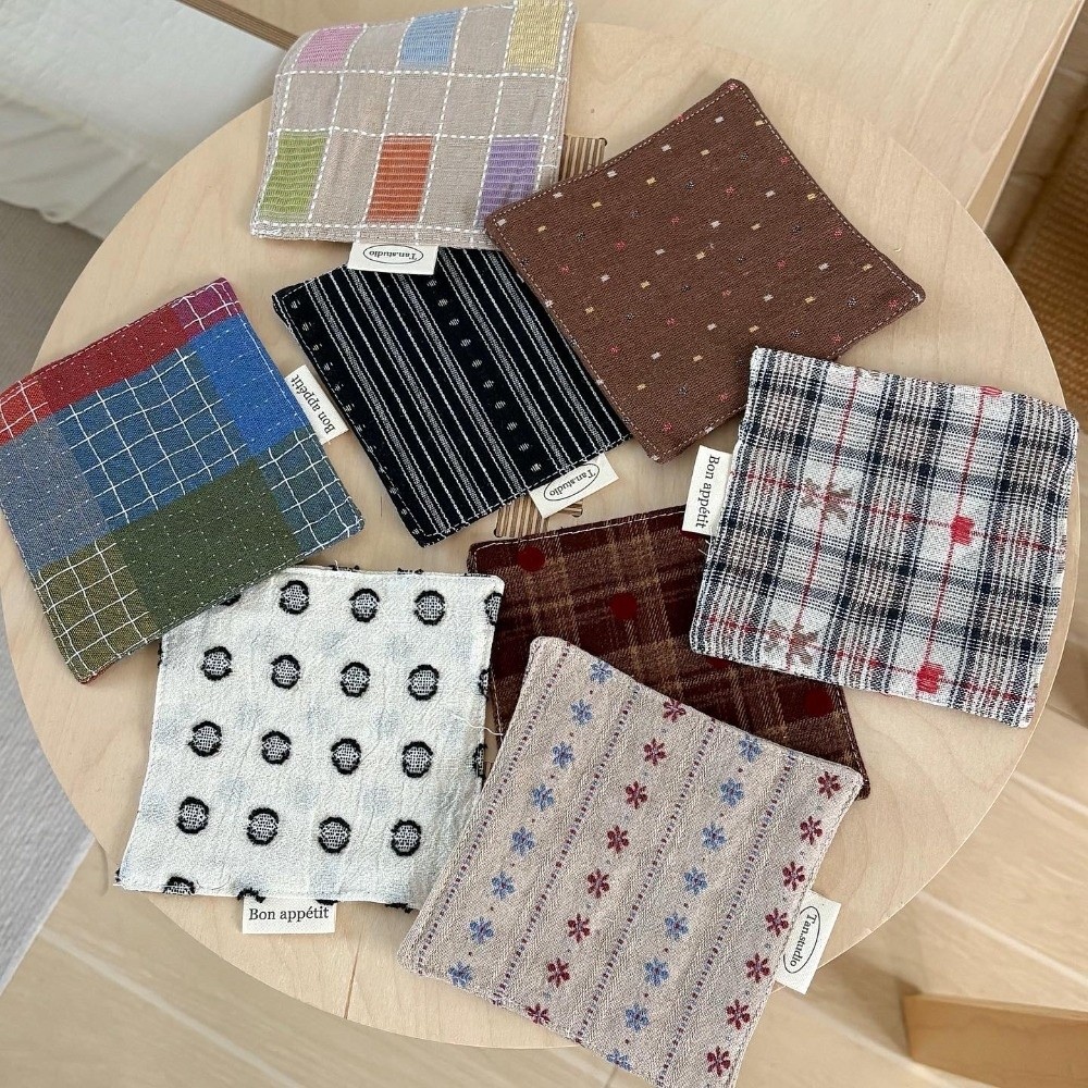 New Colored Water Cup Mat Cott - Home Textiles Discount recensione e prezzo