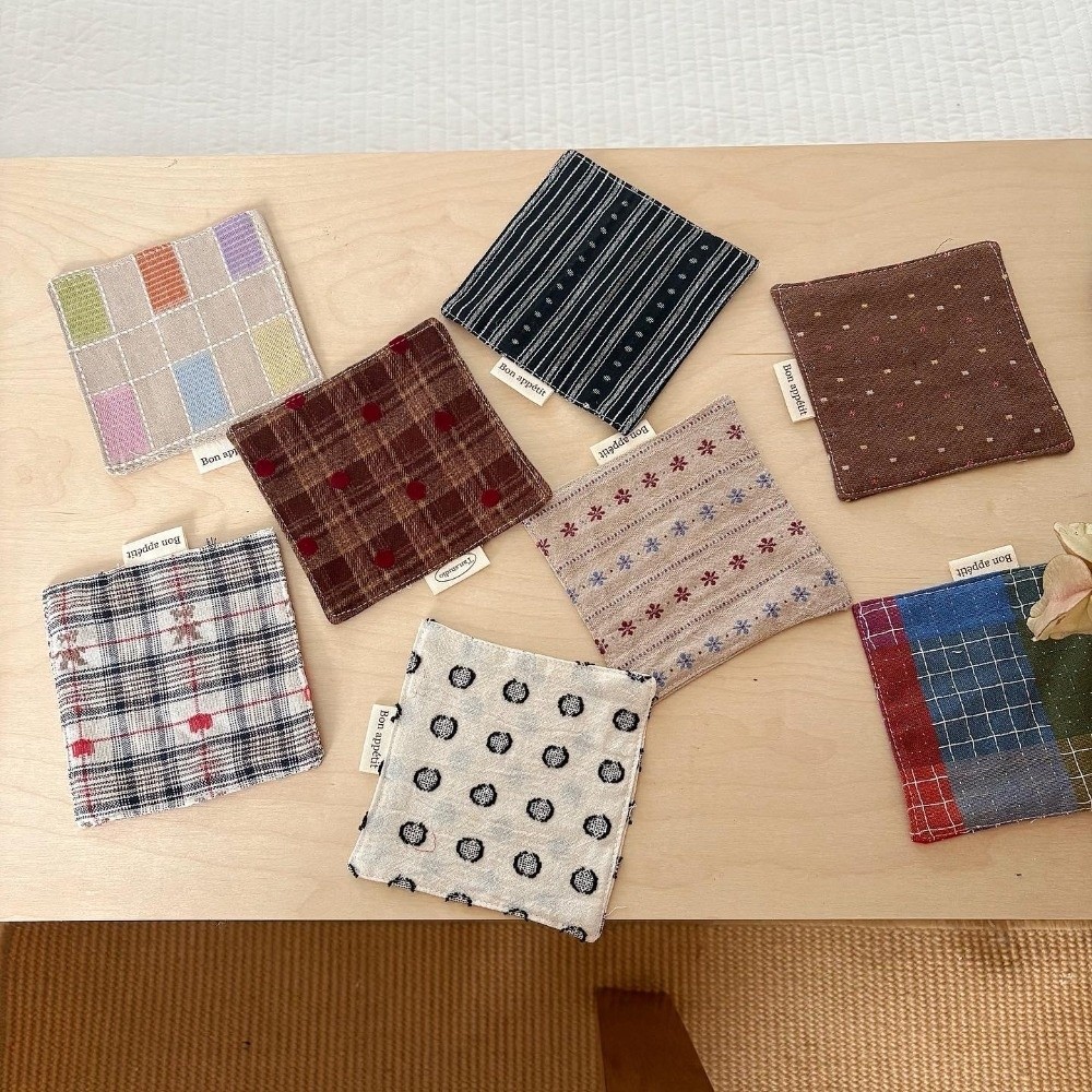 New Colored Water Cup Mat Cott - Home Textiles Discount recensione e prezzo