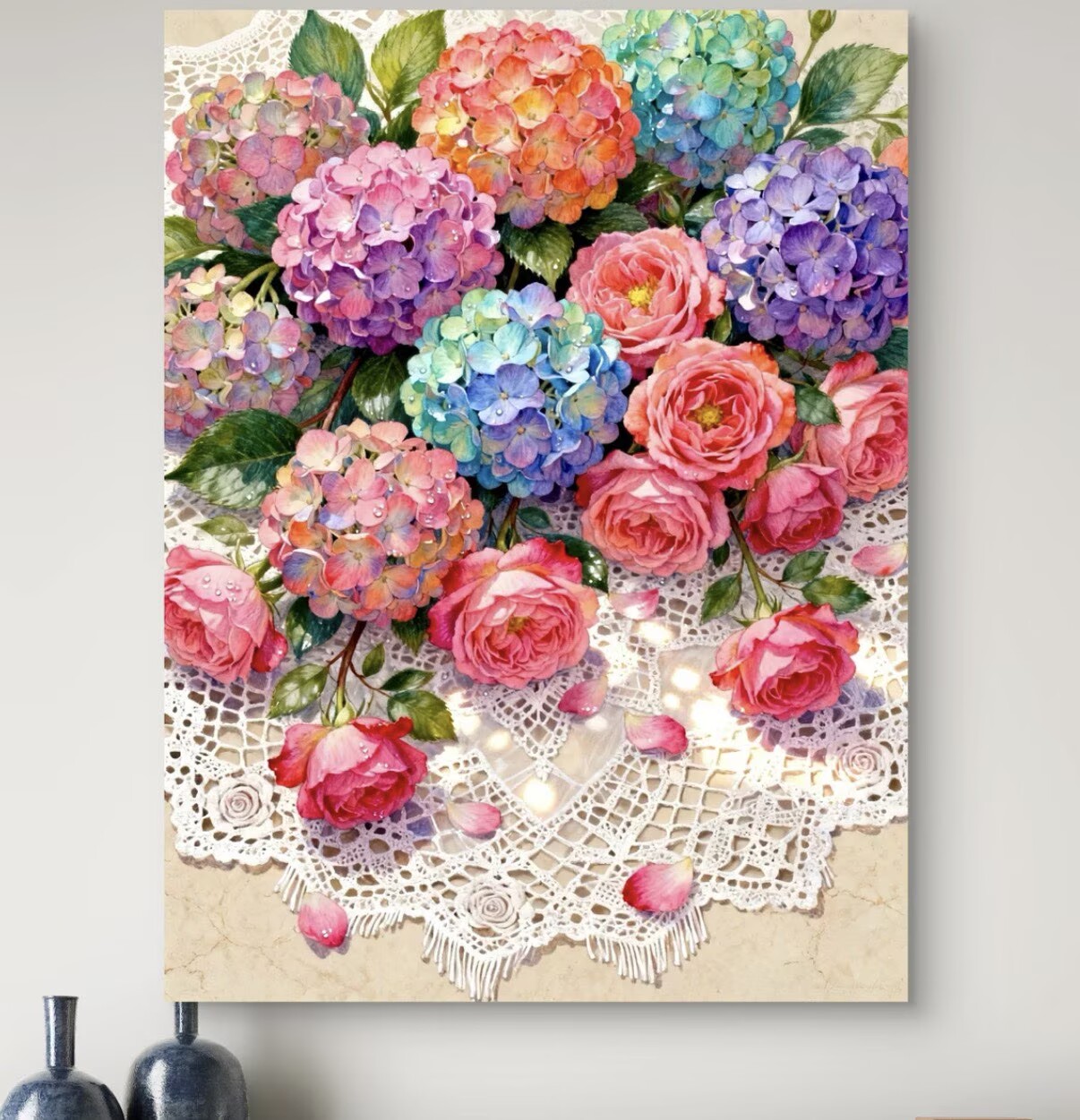 9CT 14ct hydrangea Printed Kit - Home Textiles Discount recensione e prezzo