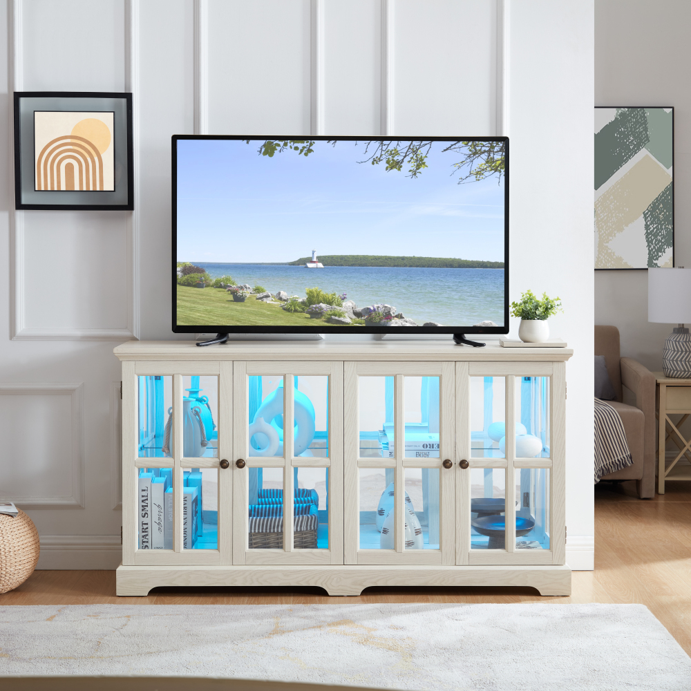 LED Curio Display Cabinet Vint - Home & Hotel Textiles Private Limited recensione e prezzo