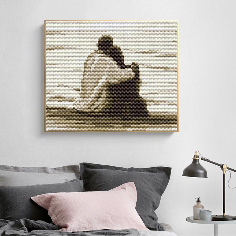 Seaside couple counted and sta - Home Textiles Discount recensione e prezzo