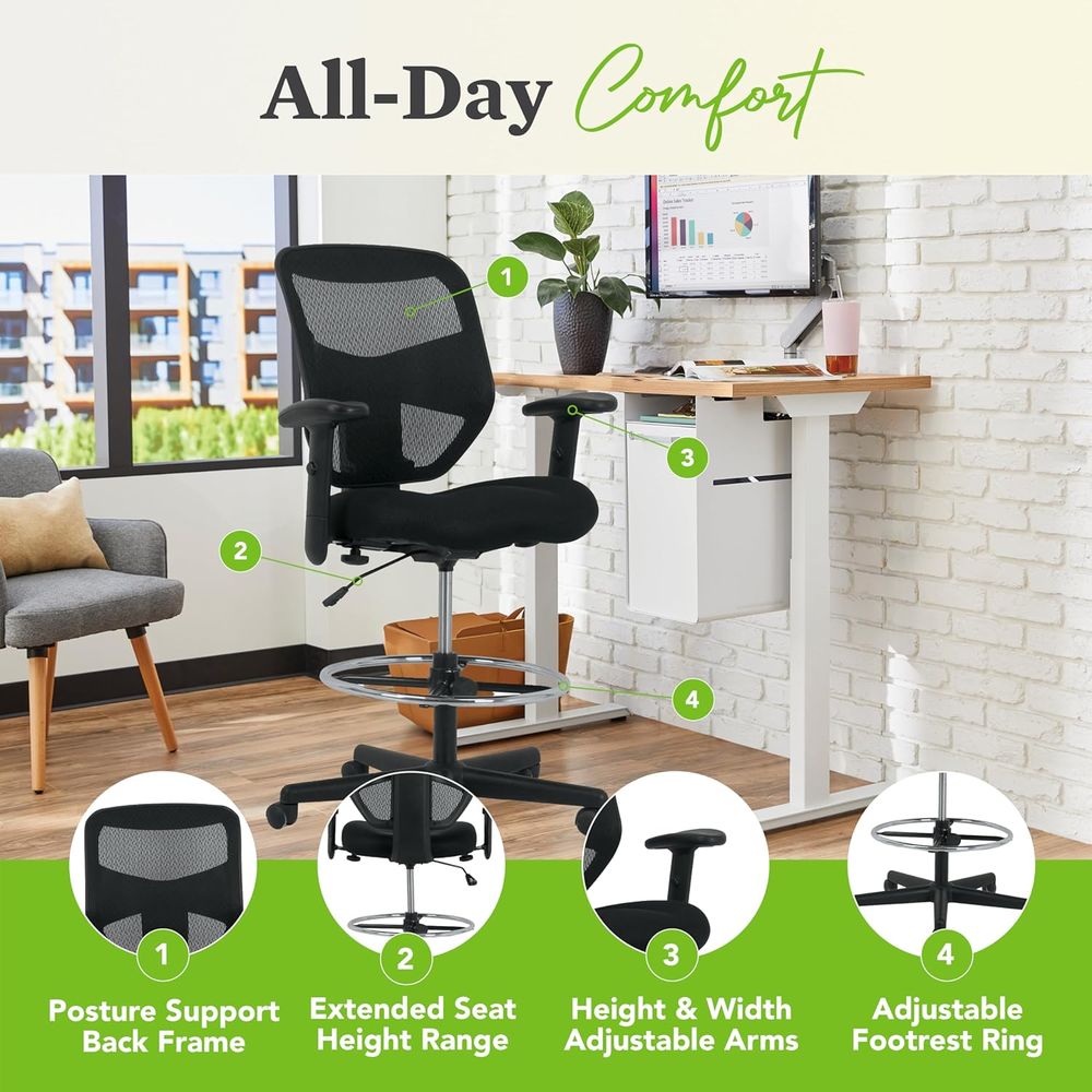 Ergonomic Mesh Standing Office - Home & Hotel Textiles Private Limited recensione e prezzo
