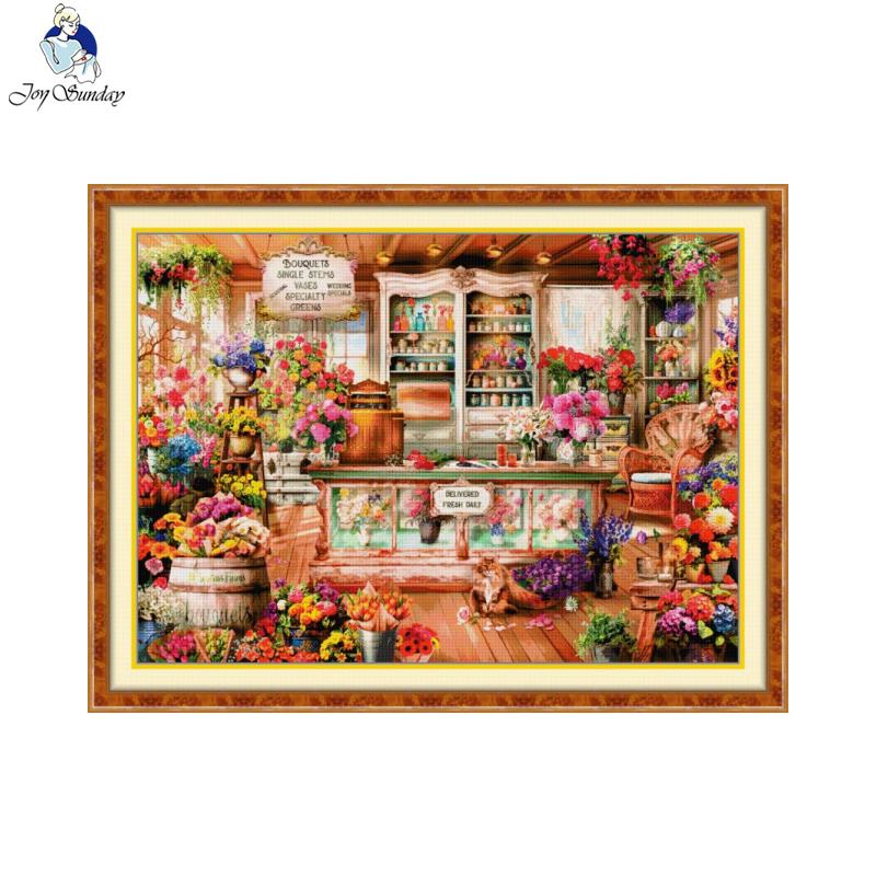 Joy Sunday Flower Shop Pattern - Home Textiles Discount recensione e prezzo
