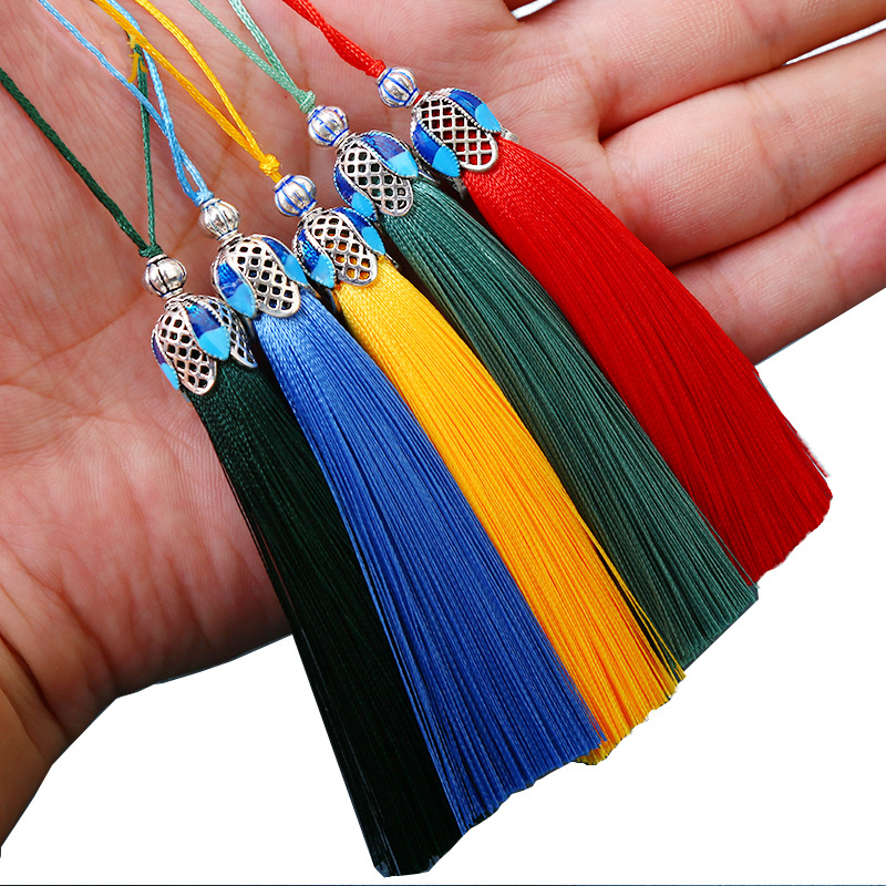 5/10Pcs 8cm Silk Tassel Fringe - Home Ec Textiles recensione e prezzo