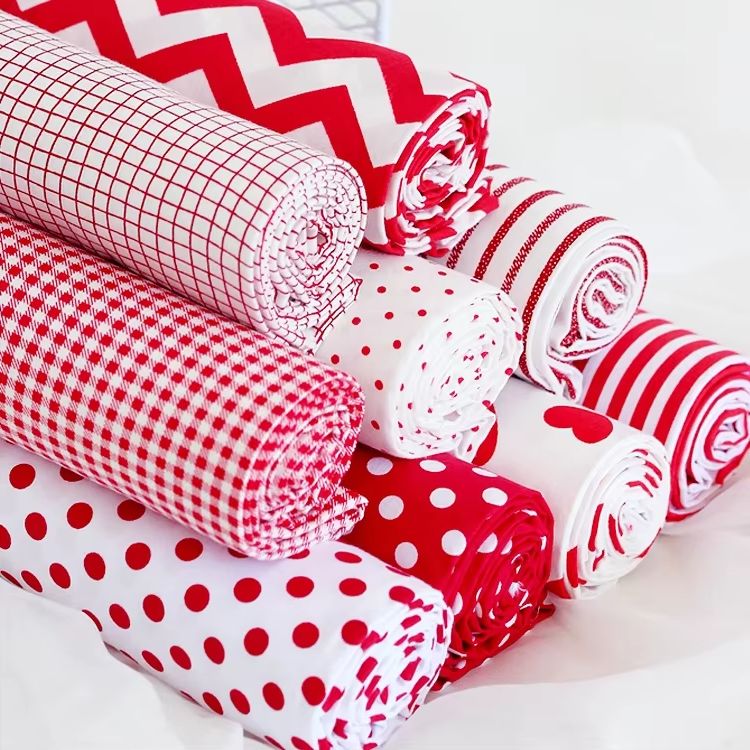 160x50cm Red Strip Wave Twill  - Home Textiles Discount recensione e prezzo