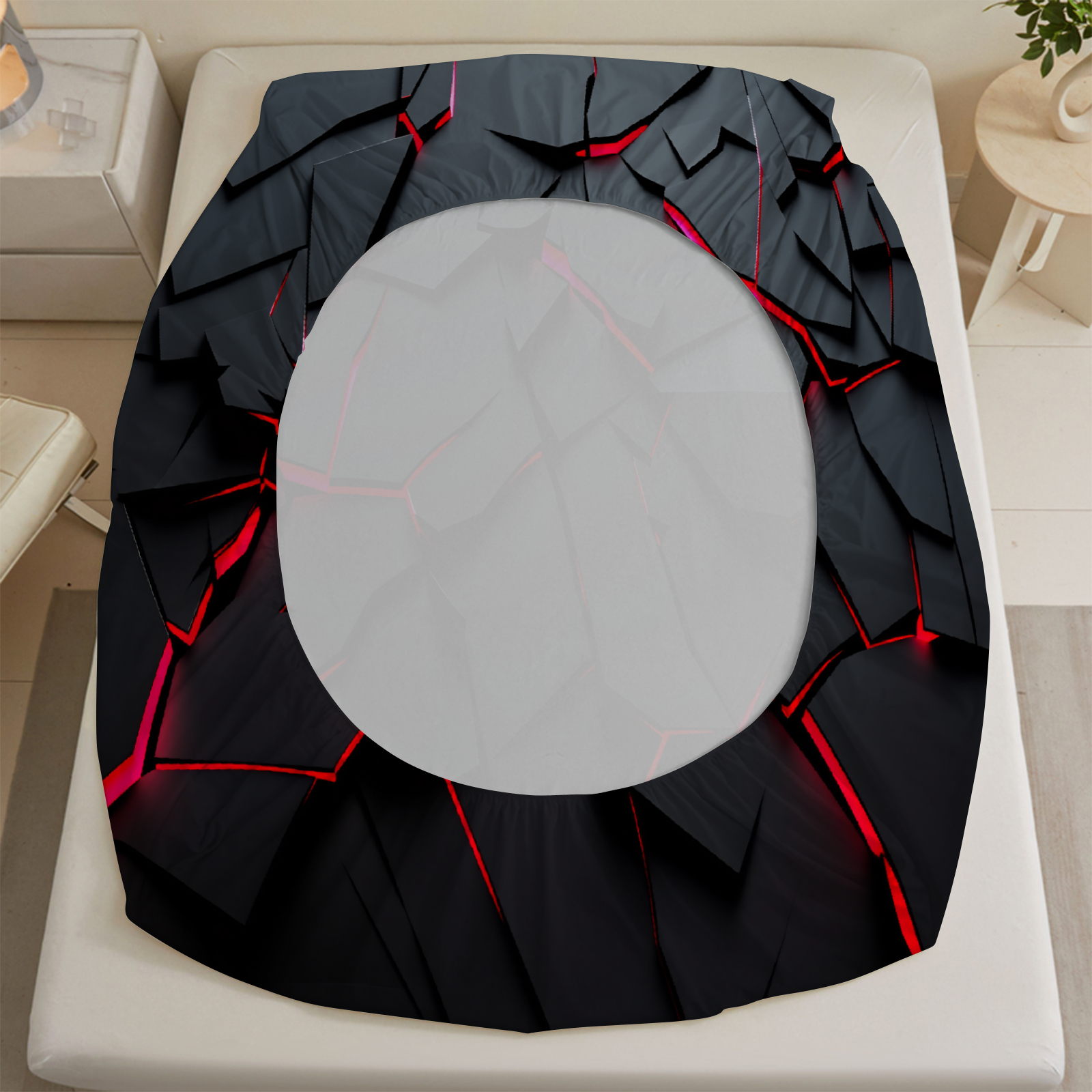 3Pcs Lightning Glow Fitted She - Home Textiles Discount recensione e prezzo